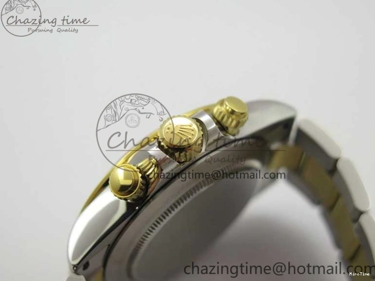 MiroTime 0420 Daytona 116503 SS YG Noob 1:1 Best Edition 904L SS Case and Bracelet White Dial SA4130 V WellDesigned 3176